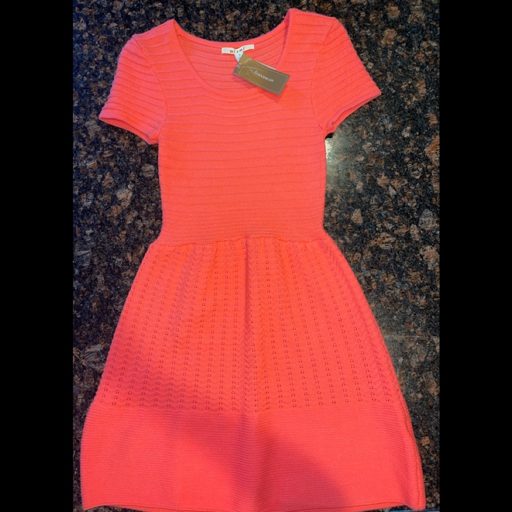 francescas dress. Bright pink. New with tag.